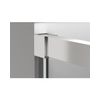 Mampara Frente De Bañera De 1 Fijo 1 Puerta Corredera | Cristal Templado 6mm Con Antical Transparente | Perfil Cromo Brillo 140 Cm (adaptable 134-139cm)