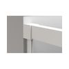 Mampara Bañera Frontal Corredera 2 Puertas 2 Fijos | Cristal Templado De 6mm Antical Transparente | Perfilería Blanco Mate - 160 Cm (adaptable 154-159cm)