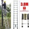 Escalera Telescópica 3,8m, Extensión Escalera Multiuso Portátil, Carga Máxima 150 Kg