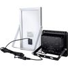 Foco Led Exterior Con Panel Solar Luz Blanca 6500k Con 132 Led, Mando A Distancia Temporizador Y Sensor Ahorro Energético 60w
