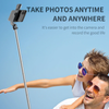 Selfie Stick Tripod Con Led Y Comando Bluetooth 19cm A 102.4cm Gift4me Compatible Con Movil Negro