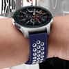 Correa Deportiva Gift4me Compatible Con Reloj Garmin Vivomove Azul Oscuro / Blanco