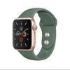 Correa Silicona Liquida Gift4me Compatible Con Reloj Apple Watch Series Se - 44mm Verde Oscuro