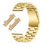 Kit De Correa De Acero + Herramienta+ Película De Hidrogel A Gift4me Compatible Con Reloj Apple Watch Edition Series 7 - 41mm - Oro / Transparente