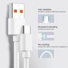 Cable De Carga Rápido 5a Super Cargar Usb-a - Usb-c 100cm Gift4me Compatible Con Movil Xiaomi Poco X4 Nfc - Blanco