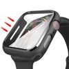 Funda Protectora Con Vidrio Gift4me Compatible Con Reloj Apple Watch Se (2022) 44mm - Transparente / Negro