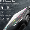 Funda Protectora Con Vidrio Gift4me Compatible Con Reloj Apple Watch Se (2022) 44mm - Transparente / Negro
