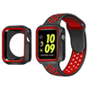 Kit Funda Protección Reforzado + Pelicula Hidrogel Gift4me Compatible Con Reloj Apple Watch Se (2022) 44mm - Rojo