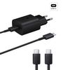 Kit Base Carga Rapida Usb-c 45w + Cable Carga Rapida Usb-c Gift4me Compatible Con Movil Samsung Galaxy A04s - Negro