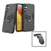 Kit Funda Magnética De Protección Militar + Soporte Magnetico L Gift4me Compatible Con Movil Samsung Galaxy F54 5g - Negro