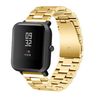 Correa De Acero + Herramienta Gift4me Compatible Con Reloj Amazfit Gts 2 Oro