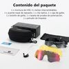 Gafas De Sol Deportivas Con 4 Lentes Intercambiables Rockbros,blanco