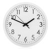 Reloj De Pared Forma Redonda Estilo Minimalista Blanco Ø30 Cm