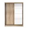 Armario Marbella 2 Puertas Correderas Cambria 220x160x58 Cm