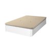 Canapé Sil 135x190 Tapa Tapizada 3d Blanco 30 Mm