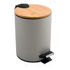 Cubo De Basura Con Pedal Adonis Mate Taupe 5l Spirella