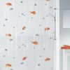 Cortina De Ducha Goldfish - Spirella - Pvc 180 X 200 Cm Naranja