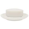 Jabonera De Porcelana  Spirella Relief 10,3 X 1,7 Cm Blanco