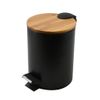 Cubo De Basura Acero Inoxidable Spirella Adonis 5l Negro