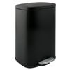 Cubo Basura De Acero Con Pedal Spirella"akira" 12l 28x19,3x37,9 Negro