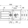 Franke Fregadero De Obra De Carbono De 60cm - 915717