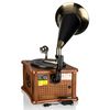 Gramófono Hi Fi Vintage Tocadiscos 33/45/78rpm, Radio Am/fm, Reproductor Cd-mp3, Usb Grabador Madera  Roadstar Hif-1850tumpk