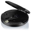 Discman Reproductor Cd-mp3 Portátil Con Auriculares Incluidos, Función Antichoque Pantalla Lcd Negro  Roadstar Pcd-498nmp/bk