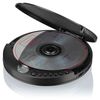 Discman Reproductor Cd-mp3 Portátil Con Auriculares Incluidos, Función Antichoque Pantalla Lcd Negro  Roadstar Pcd-498nmp/bk