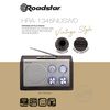 Radio Portátil Vintage Fm Analógica, Puerto Usb - Mp3, Lector Tarjeta Sd, Radio Retro Compacta Madera  Roadstar Hra1345nuswd