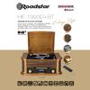 Tocadiscos De Vinilo Vintage, Acabado Madera, Radio Dab Dab+ Fm, Reproductor Cd, Cassette, Usb Madera  Roadstar Hif1993dbt