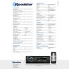 Roadstar Ru-375bt Radio Coche Digital Am / Fm, Bluetooth Llamadas Manos Libres, Autoradio Stéreo, Puerto Usb, Lector Tarjeta Tf, Reproduce Mp3, Pantalla Lcd, Mando A Distancia