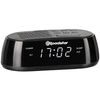 Radio Reloj Despertador Pll Fm, Puerto Usb Carga Rápida, 2 Alarmas, Gran Pantalla Lcd, Snooze Negro  Roadstar Clr-2477