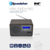 Radio Portátil Digital Vintage Dab/ Dab+/ Fm, Conectado A La Red O A Pilas, Despertador Dual Madera  Roadstar Hra-700d+/wd