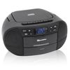 Radio Portátil Dab Dab+ Fm, Reproductor Cd, Mp3, Cassette, Usb, Aux-in, Mando A Distancia Negro  Roadstar Rcr-779d+/bk