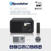 Radio Internet Wi-fi Y Digital Dab/ Dab+/ Fm, Bluetooth, Usb, Mando A Distancia, Despertador Negro  Roadstar Ir-390d+bt/bk