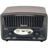 Radio Cd Portátil Vintage Digital Dab/dab+/fm Reproductor Cd-mp3 Bluetooth Usb, Mando Distancia Madera  Roadstar Hra-270cd-mp3cd+bt