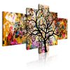 Cuadros Modernos | Lienzo Decorativo | Arte Árbol De La Vida De Gustav Klimt | 5 Piezas 180x85cm - Dekoarte