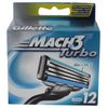 Gillette Mach3 Turbo Recambio Cabezales 4 Unidades