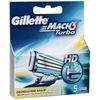 Gillette Mach3 Turbo Recambio Cabezales 4 Unidades