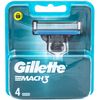 Gillette Recambios Mach3 4 Unidades