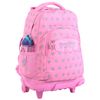 Mochila Escolar Con Ruedas Corazones Rosas Totto Renglones 7iu