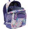 Mochila Escolar Estampado Flores Lila Totto Crayoles 2hl