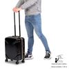 Maleta Rígida De Cabina Negro  Totto  Yakana 37.5 X 52 X 19.5 Cm  Con Capacidad  44.01 L