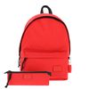 Pack Mochila + Estuche Color Rojo Totto Kalex R66