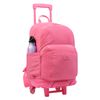 Mochila Escolar Con Ruedas Grande Rosa - Trik