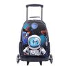 Mochila Escolar Grande Con 3 Ruedas - Astronaut