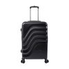 Maleta Rígida Expandible Mediana Negro  Totto  Bazy + 43.5 X 69 X 26 Cm  Con Capacidad  63.96 L