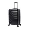 Maleta Rígida Expandible Mediana Negro  Totto  Bazy + 43.5 X 69 X 26 Cm  Con Capacidad  63.96 L