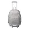 Mochila Escolar Con Ruedas Color Gris - Trik L