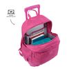 Mochila Escolar Con Ruedas Color Rosa - Trik L